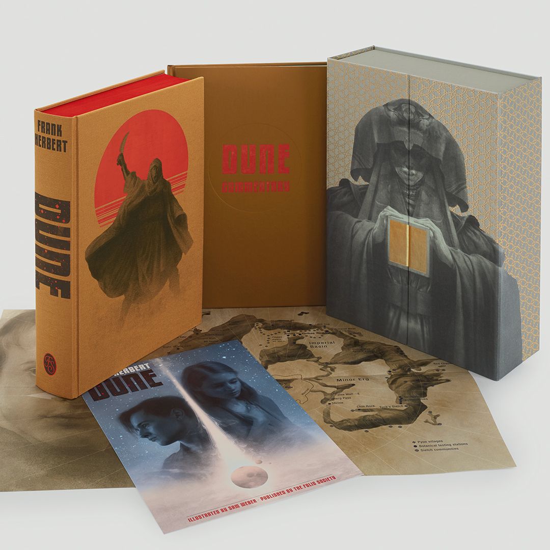 The Folio Society is releasing a limited special edition of Frank Herbert’s Dune