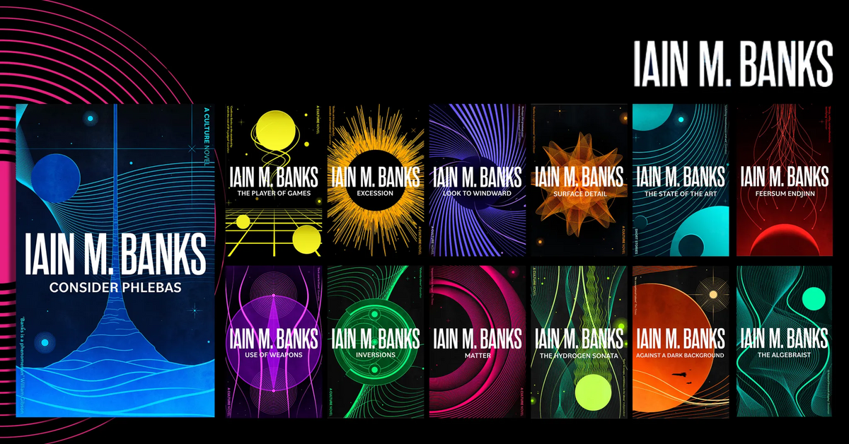 A new look for Iain M. Banks