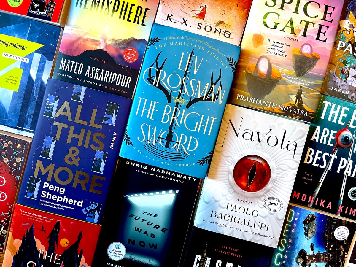 Here's a pile of new SF/F books to enjoy this July