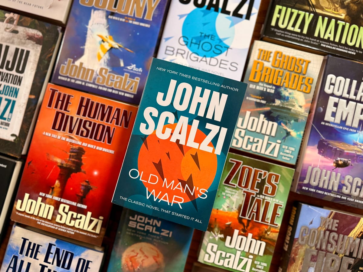 Catching lightning in a bottle: the story of John Scalzi's Old Man's War