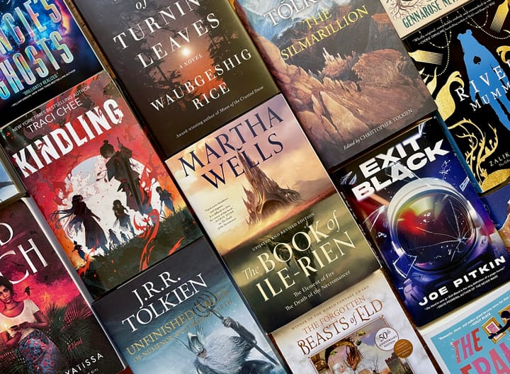 Here's a whole pile of sci-fi and fantasy books for the rest of February